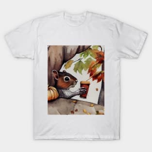 Squirrel Having a Drink T-Shirt